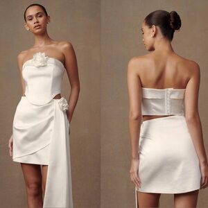 Meshki Margot Corset and Mini Skirt Set